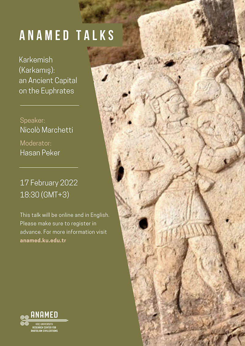 ANAMED Konuşmaları – Karkemish (Karkamış) an Ancient Capital on the Euphrates