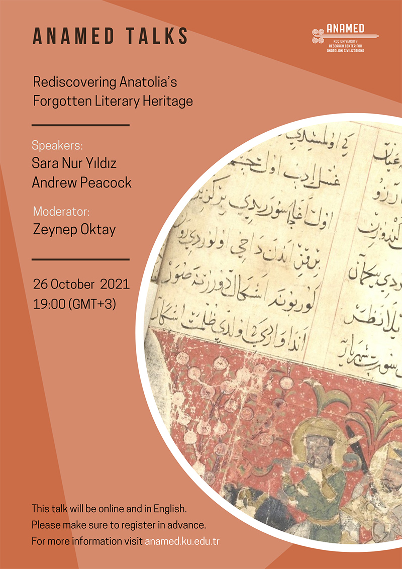 ANAMED Konuşmaları – Rediscovering Anatolia’s Forgotten Literary Heritage